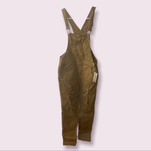 urban basics skinny ripped overalls